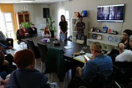 İletişim Tasarımı Öğrencileri Proje Sunumları için TOFD Genel Merkezi’ni Ziyaret Etti